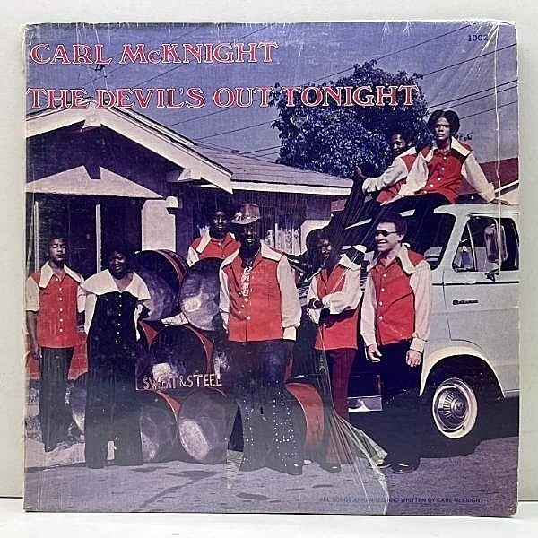 レコードメイン画像：【カルトな黒いカリプソ・ファンク】USオリジナル CARL McKNIGHT The Devil's Out Tonight (West Side Boys) FUNKY STEELPAN rare groove