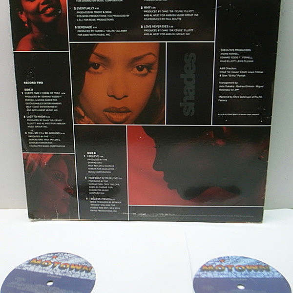 【2LP US R&B 】SHADES Same ('97 Motown) Shades / Shades 1997 US Original Edition 2LP Motown Records