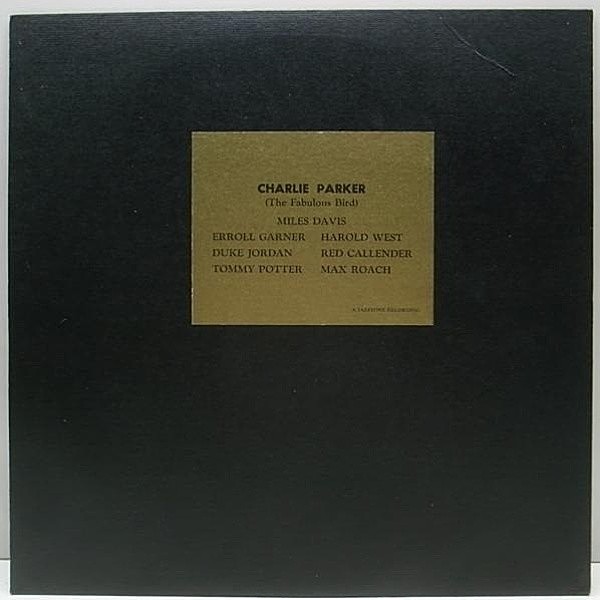 レコードメイン画像：美品 黒JK FLAT Orig CHARLIE PARKER Fabulous Bird MILES DAVIS