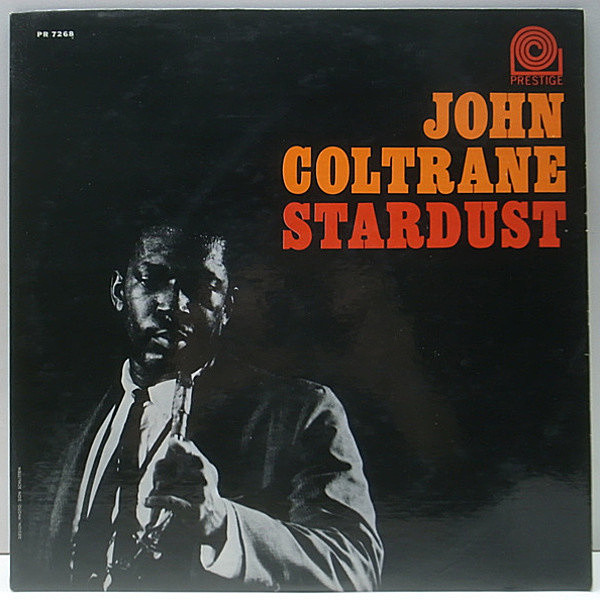 レコードメイン画像：レアな美品!! 1st NJ 黄ラベ MONO RVG オリジナル JOHN COLTRANE Stardust ('63 Prestige 7268) コーティング・ジャケット
