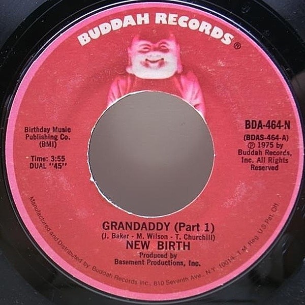 レコードメイン画像：7 USオリジナル NEW BIRTH Granddaddy ('75 BUDDAH) 45RPM.