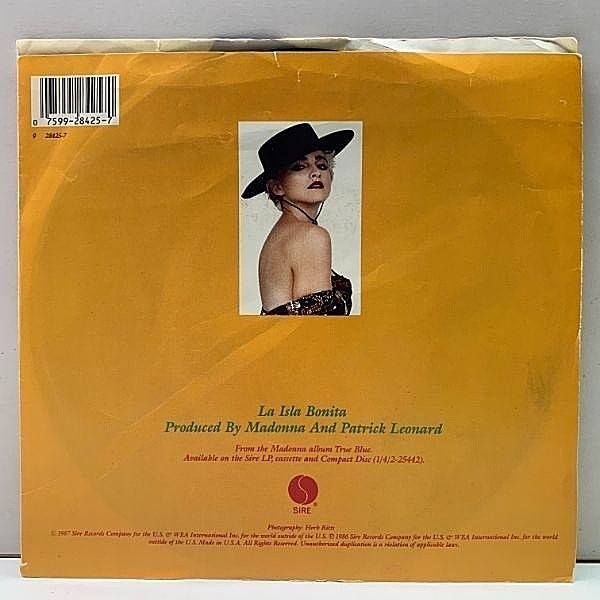 LP マドンナ／LA ISLA BONITA 国内盤　歌詞対訳付き　レコード MADONNA / La Isla Bonita (12) / Sire | WAXPEND RECORDS