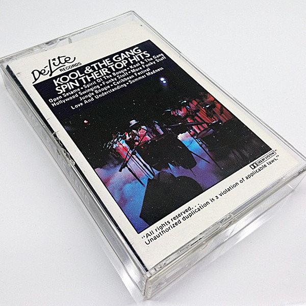 レコードメイン画像：KOOL & THE GANG Spin Their Top Hits ('94 Mercury) CASSETTE TAPE / テープ