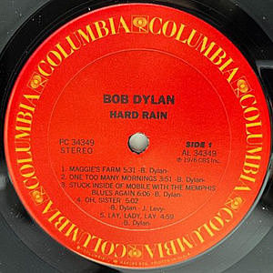 BOB DYLAN / Hard Rain (LP) / Columbia | WAXPEND RECORDS