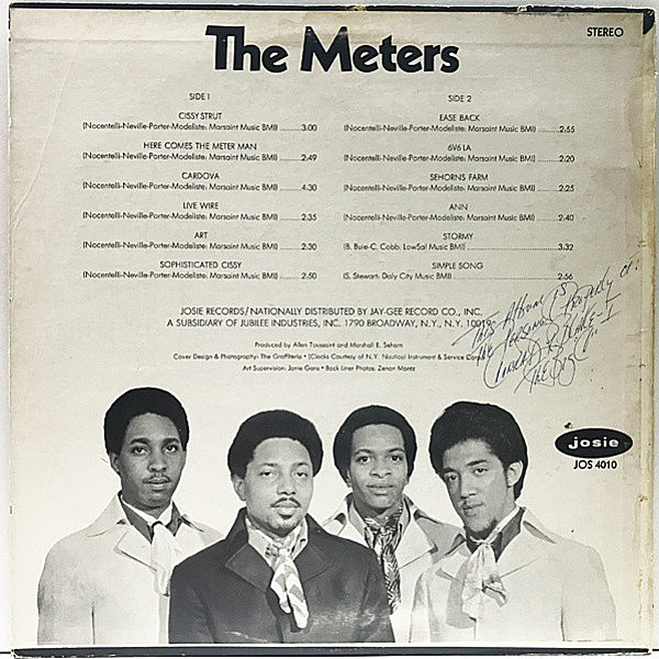 METERS / The Meters (LP) / Josie | WAXPEND RECORDS