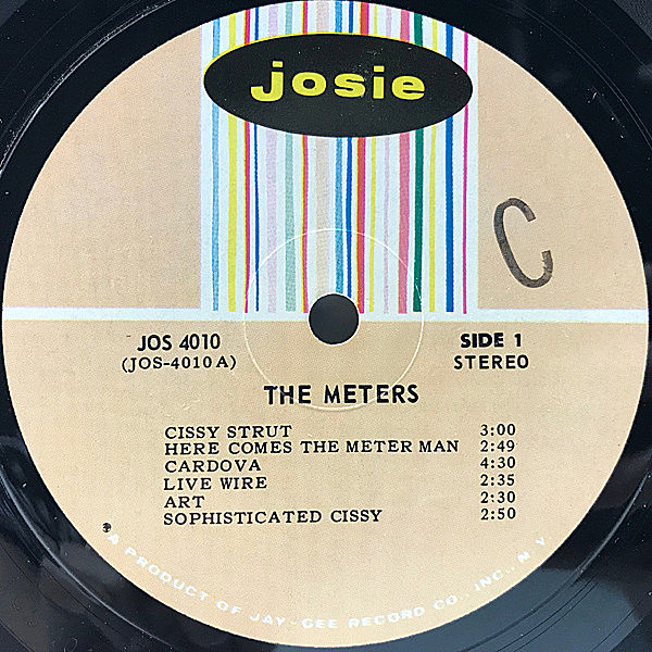 ★ＵＳオリジナル盤★『ニュー・ディレクションズ』THE MEATERS METERS / The Meters (LP) / Josie | WAXPEND RECORDS