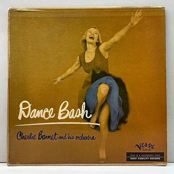 レコードメイン画像：良好!! MONO 初版 橙ラベ 深溝 コーティング CHARLIE BARNET Dance Bash ('57 Verve) チャーリー・バーネット楽団 スウィンギーな好盤！