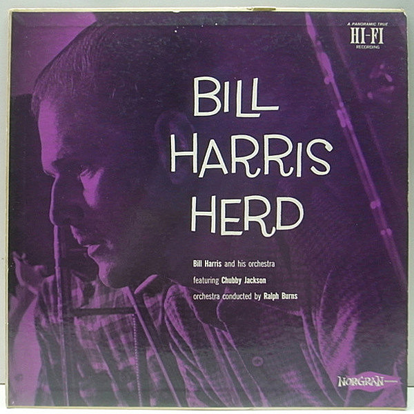 レコードメイン画像：美盤!! Norgran 深溝 MONO オリジナル BILL HARRIS Herd (MG N-1062) Charlie Mariano, Ralph Burns, Chubby Jackson 他