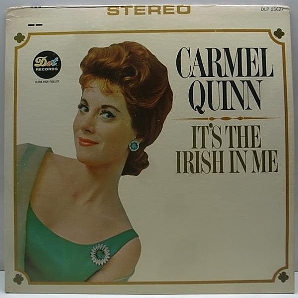 レコードメイン画像：珍しい!! 美盤 Dot USオリジ CARMEL QUINN It's The Irish In Me