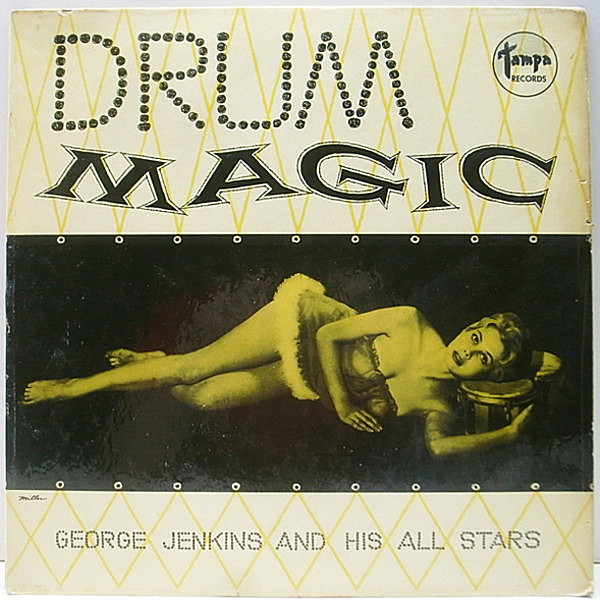 レコードメイン画像：良盤!音抜群! FLAT 深溝 MONO オリジナル GEORGE JENKINS Drum Magic ('57 Tampa) ワンホーン・カルテット／マイナー盤