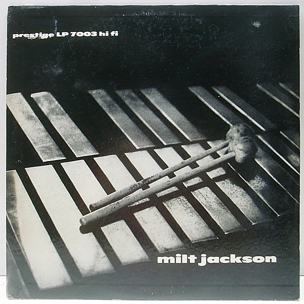 レコードメイン画像：レア 額縁1stジャケ 美盤!! NYC オリジナル MILT JACKSON QUARTET (Prestige 7003) 手書きRVG 深溝 MONO