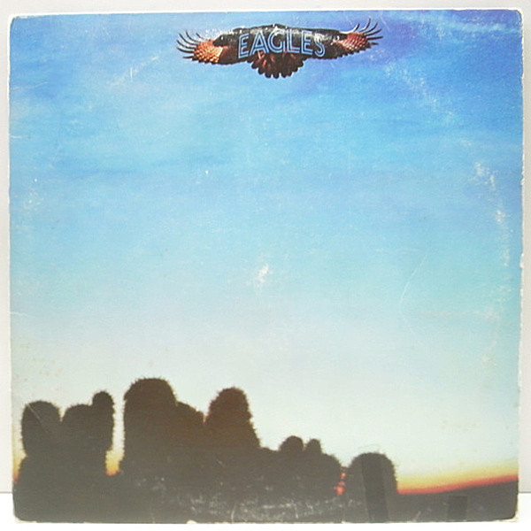 レコードメイン画像：良盤!! 初回 白ラベル USオリジナル EAGLES Same／1st ('72 Asylum) TAKE IT EASY デビュー・アルバム 名盤