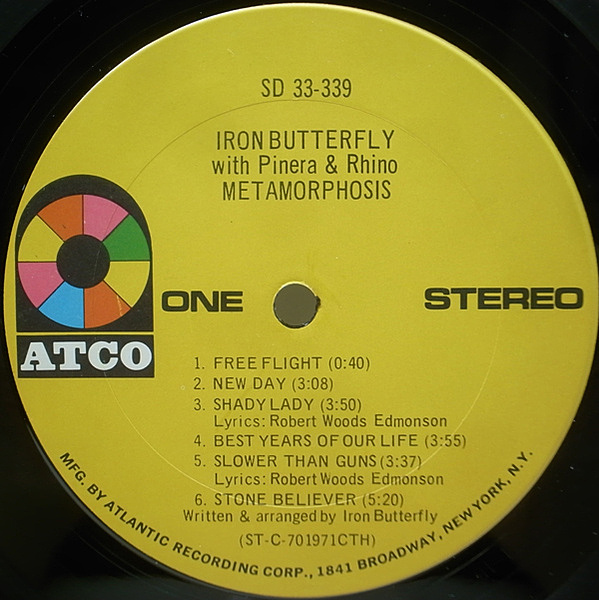 IRON BUTTERFLY / Metamorphosis (LP) / ATCO | WAXPEND RECORDS