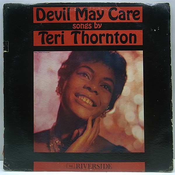 レコードメイン画像：レアな美盤!! MONO USオリジナル TERI THORNTON Devil May Care (Riverside RLP 352) Selden Powell, Wynton Kelly, Freddie Green ほか