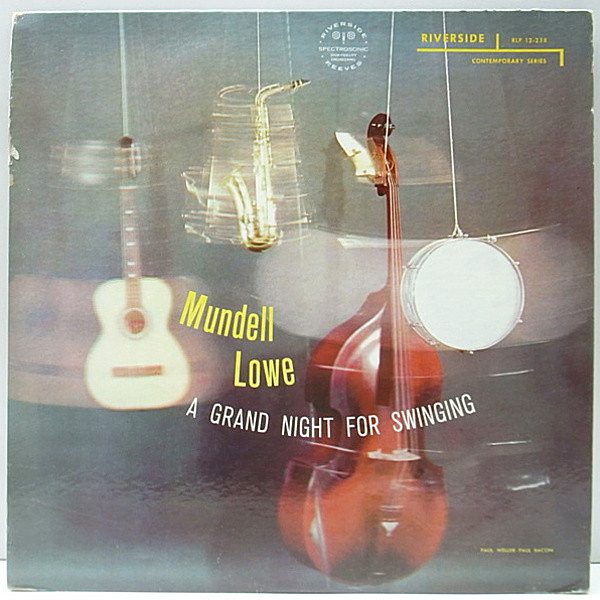 レコードメイン画像：美盤!! 初回 白ラベ 深溝 MONO オリジナル MUNDELL LOWE A Grand Night For Swinging ('57 Riverside) GENE QUILL, BILLY TAYLOR ほか
