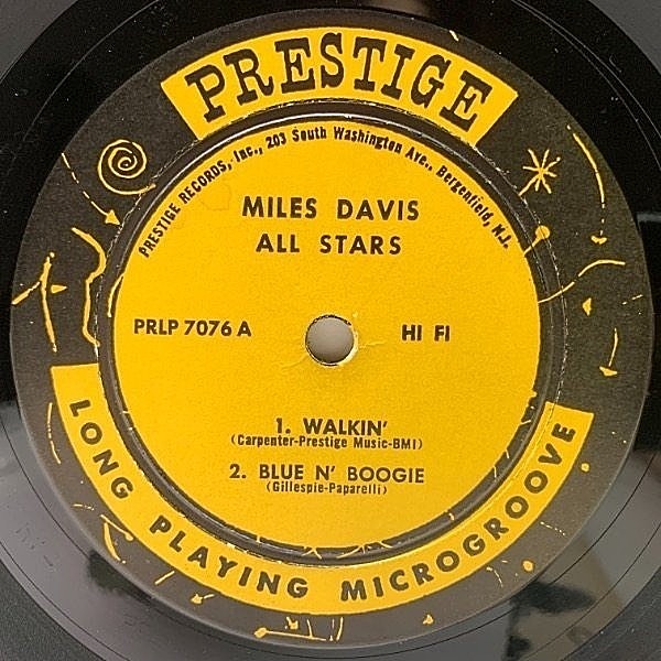 その他 LP Miles Davis Walkin VIJ205 PRESTIGE /00260 LP MILES DAVIS Walkin' VIJ205 PRESTIGE JAPAN | eBay