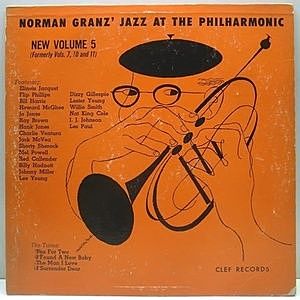 レコード画像：JAZZ AT THE PHILHARMONIC / Norman Granz' Jazz At The Philharmonic Vol. 5