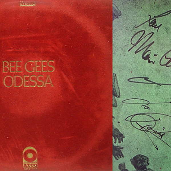 レコードメイン画像：ファン垂涎「Autograph」直筆サイン入り!!! 2LP オリジナル BEE GEES Odessa ('69 ATCO) 初回 起毛フェルト 特殊ジャケ 激レア