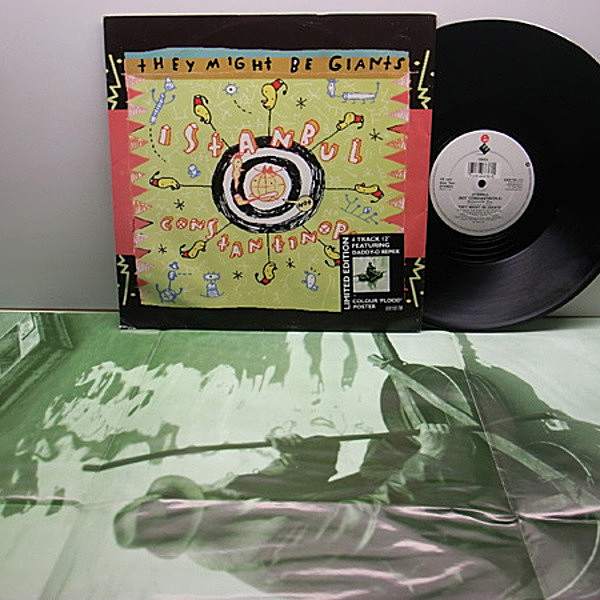 レコードメイン画像：12インチ UKオリジナル THEY MIGHT BE GIANTS Istanbul / 限定特大ポスター付き クボタタケシ ネタ 45rpm