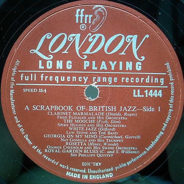 VARIOUS / A Scrapbook Of British Jazz 1926 - 1956 (LP