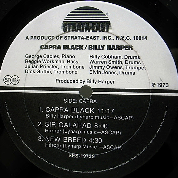 Billy Harper Capra Black スピジャズ傑作 レア帯付日本盤 Billy Harper Capra Black スピジャズ傑作 レア帯付日本盤