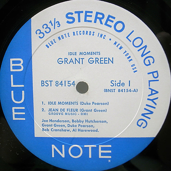 洋楽 LP Grant Green Idle Moments BST 84154 US Grant Green – Idle Moments – CD (Album, Reissue, Remastered