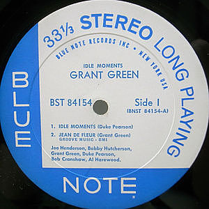 GRANT GREEN / Idle Moments (LP) / Blue Note | WAXPEND RECORDS