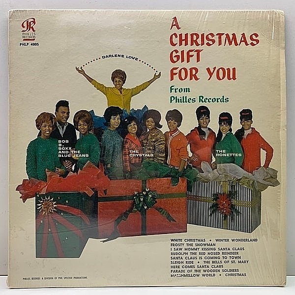 レコードメイン画像：シュリンク良好!! MONO 米オリジナル『A Christmas Gift For You From Philles』w/ RONETTES, CRYSTALS, PHIL SPECTOR クリスマス