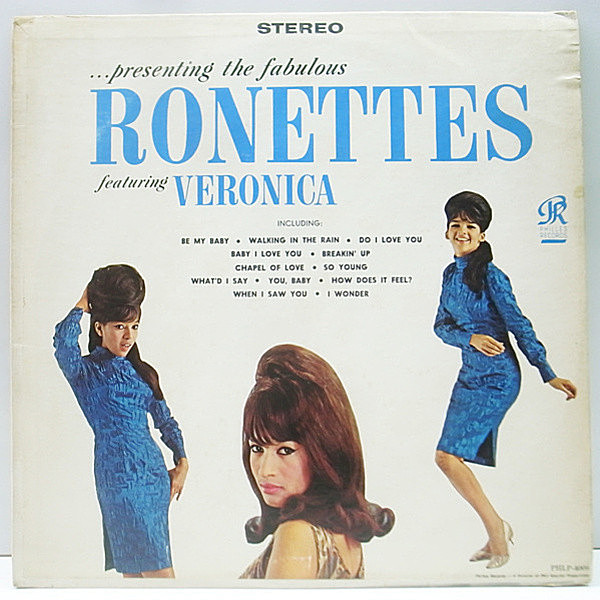 レコードメイン画像：レア!! STEREO オリジナル (Capitolレコードクラブ) Presenting The Fabulous Ronettes Featuring Veronica ('65 Philles) ザ・ロネッツ LP