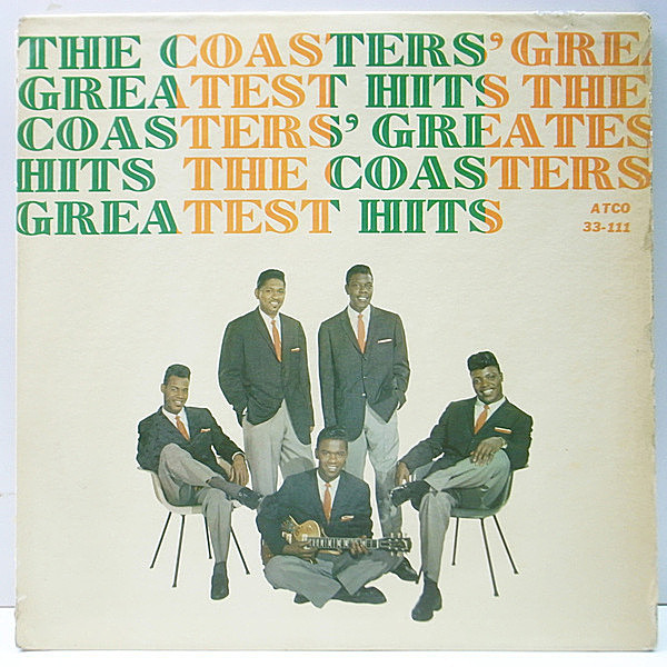 レコードメイン画像：初版 MONO 1stハープ USオリジナル COASTERS The Coasters' Greatest Hits ('59 ATCO) コースターズ 名盤
