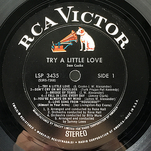 SAM COOKE / Try A Little Love (LP) / RCA Victor | WAXPEND