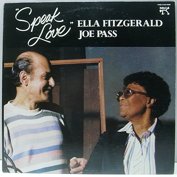 レコードメイン画像：美品 USオリジナル ELLA FITZGERALD & JOE PASS Speak Love ('83 Pablo) 名コンビによるデュオ・アルバム