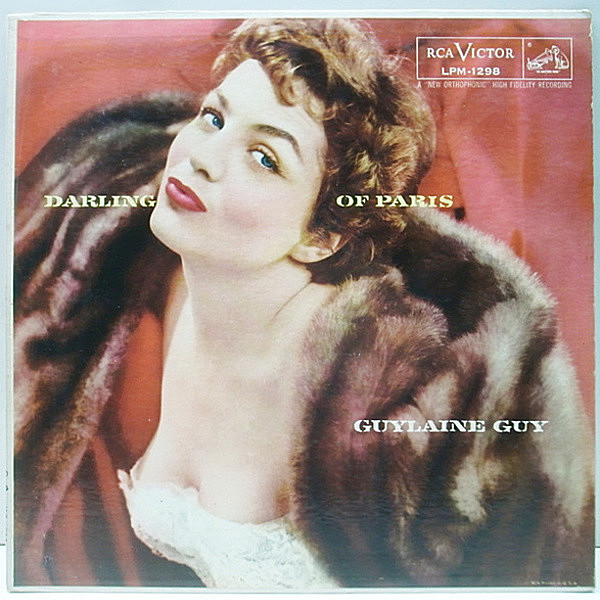 レコードメイン画像：美盤!! 初回ニッパー 銀文字 深溝 MONO オリジナル GUYLAINE GUY Darling Of Paris ('56 RCA) 美人シンガー／ギレーヌ・ギイ LP