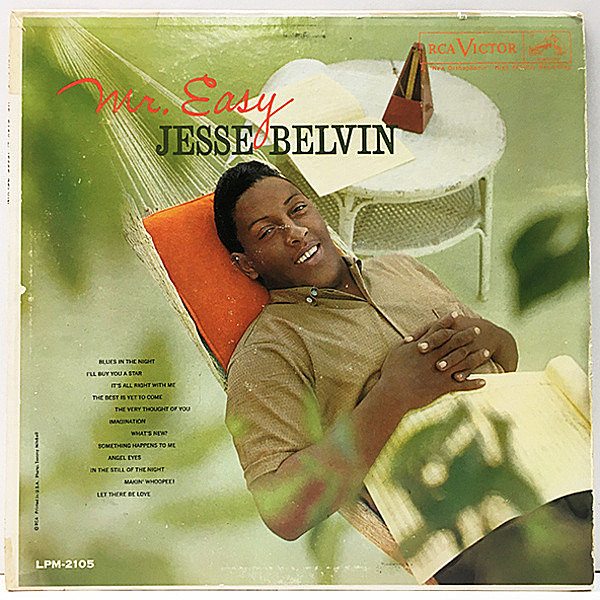 レコードメイン画像：【Art Pepper参加】美盤!! MONO 初版マト1S 完全オリジナル JESSE BELVIN Mr. Easy | MARTY PAICHアレンジ Jack Sheldon, Russ Freeman