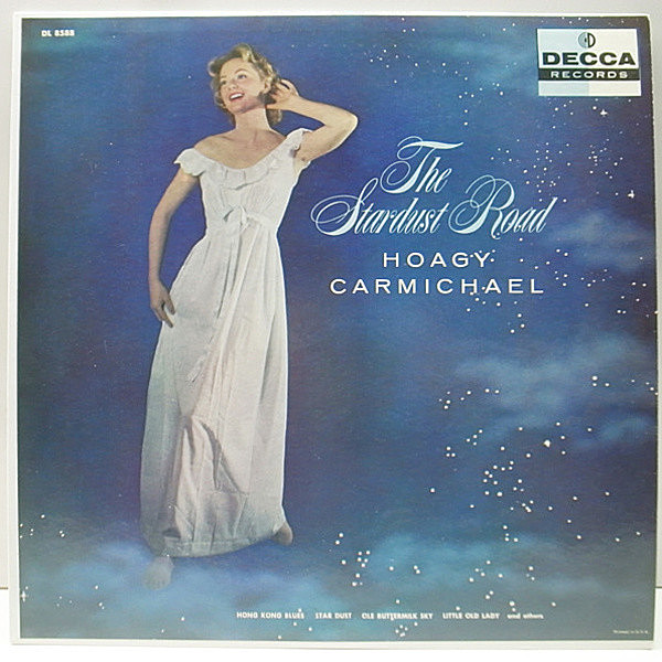 レコードメイン画像：レア・極上美品!! FLAT 深溝 MONO オリジナル HOAGY CARMICHAEL The Stardust Road (Decca) 12LP 最高に味わい深いジャズヴォーカル作品