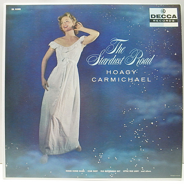 レコードメイン画像：レア・極上美品!! FLAT 深溝 MONO オリジナル HOAGY CARMICHAEL The Stardust Road (Decca) 12LP 最高に味わい深いジャズヴォーカル作品
