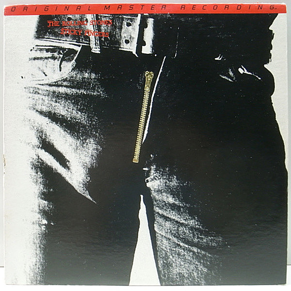 レコードメイン画像：極美盤!! w./インサート MOBILE MFSL 高音質 オリジナル ROLLING STONES Sticky Fingers モービル AUDIOPHILE LP アンディ・ウォーホル