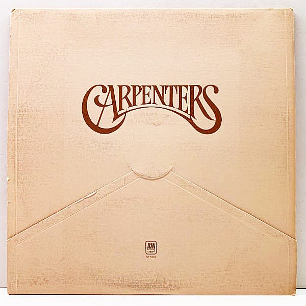 レコードメイン画像：美盤!音も抜群! USオリジナル CARPENTERS Same ('71 A&M SP-3502) 上辺印刷1種 エンボス・テクスチャード・特殊レター型 カーペンターズ LP
