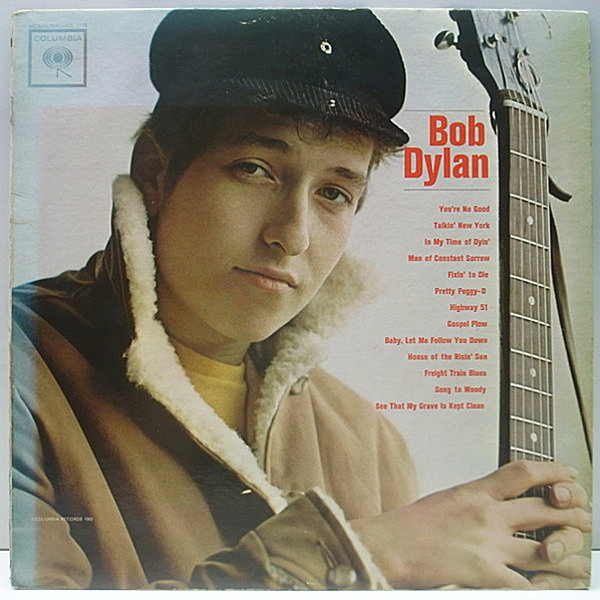 レコードメイン画像：極レア!! 幻 6eye 1Aマト MONO 完全オリジナル BOB DYLAN Same／1st デビュー (Columbia CL 1779) 初回プレス