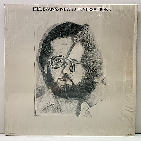 レコードメイン画像：シュリンク美品!! インサート付き 初版 横縞ラベ USオリジナル BILL EVANS New Conversations ('78 Warner) ビル・エヴァンス 一人多重録音