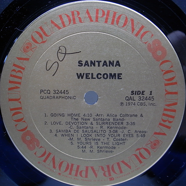 Santana – Welcome – Vinyl (Gatefold, LP, Album), 1973