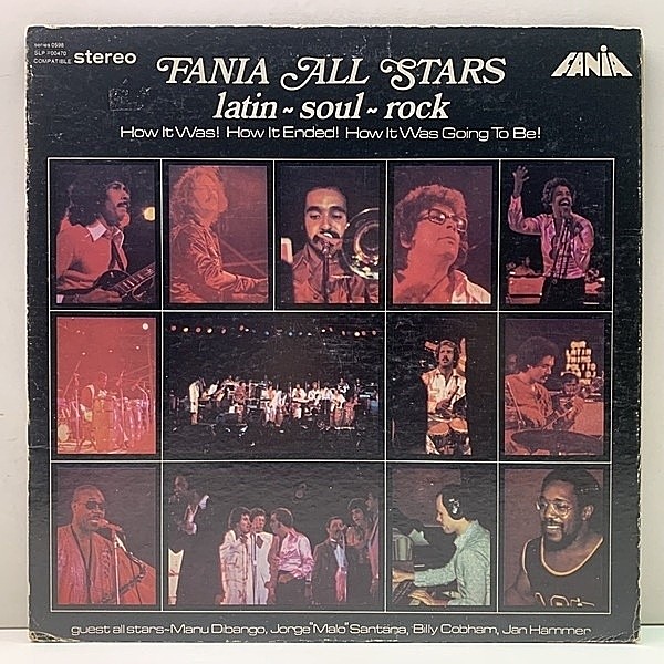 レコードメイン画像：【黒汁全開RARE GROOVE】USオリジナル FANIA ALL STARS Latin-Soul-Rock ('74 Fania) レア・グルーヴ Smoke, Soul Makossa ほか 試聴