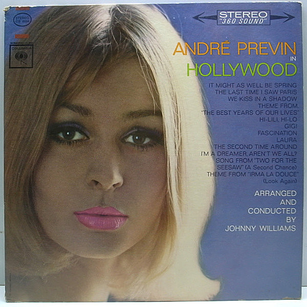 レコードメイン画像：初回 黒文字 2eye USオリジ ANDRE PREVIN in Hollywood 良盤!!