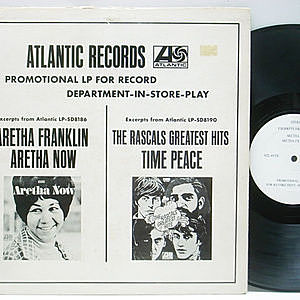 レコード画像：ARETHA FRANKLIN / RASCALS / Promotional LP For Record Department-In-Store-Play