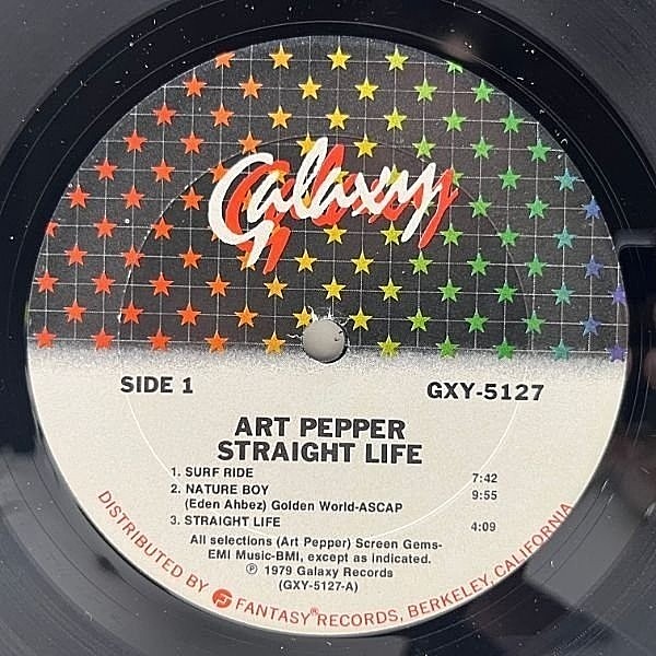 ART PEPPER / Straight Life (LP) / Galaxy | WAXPEND RECORDS