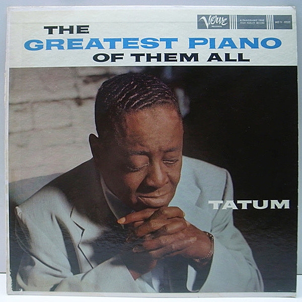 レコードメイン画像：US MONO トランペッター 深溝 ART TATUM The Greatest Piano Of Them All ('58 Verve) ソロ・ピアノ 独奏集