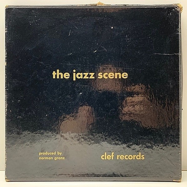 レコードメイン画像：盤質十分良好!! Clef『The Jazz Scene』10インチ LP 2枚組 BOX仕様 Charlie Parker, Lester Young, Bud Powell ほか 滅多に出ません