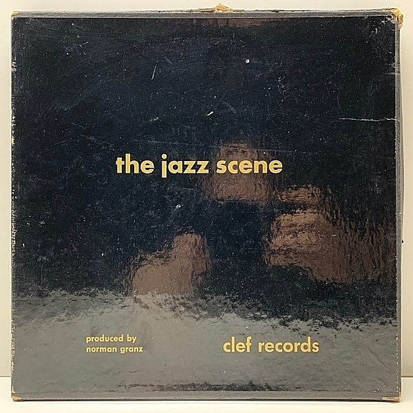 レコードメイン画像：盤質十分良好!! Clef『The Jazz Scene』10インチ LP 2枚組 BOX仕様 Charlie Parker, Lester Young, Bud Powell ほか 滅多に出ません