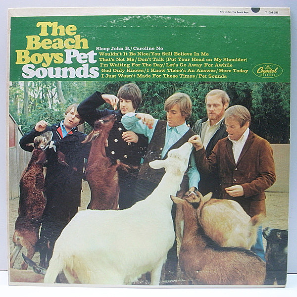 レコードメイン画像：激レア!良好! MONO 初回 虹ラベル USオリジナル BEACH BOYS Pet Sounds ('66 Capitol) モノラル 初版 音質も抜群!!