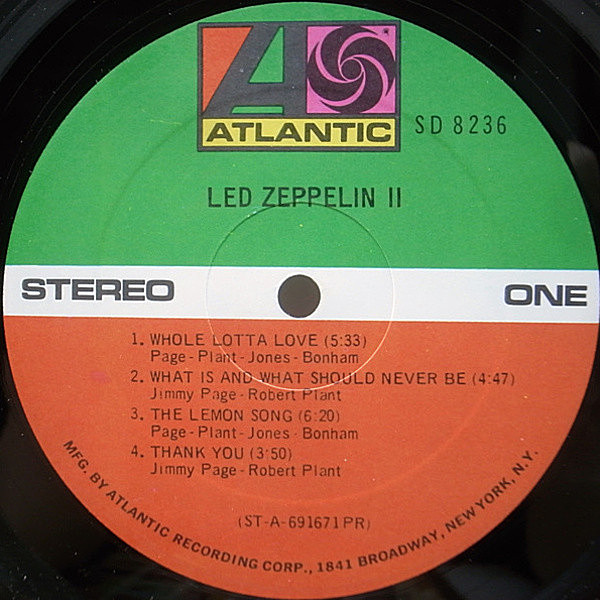 LEDZEPPELIN Ⅱ レコード盤　SD8236ジャンクにて LEDZEPPELIN Ⅱ レコード盤 SD8236ジャンクにて - メルカリ